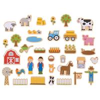 Bigjigs boerderij magneten, 35dlg. - thumbnail
