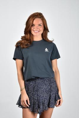 Marant Etoile t-shirt Aby TS0070FA-A1N98E midnight/ecru