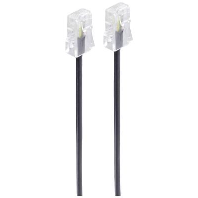 Shiverpeaks ISDN Aansluitkabel [1x RJ45-stekker 8p4c - 1x RJ45-stekker 8p4c] 15 m Zwart