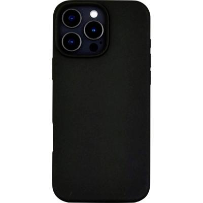 JT Berlin SilikonCase Steglitz Backcover Apple iPhone 16 Pro Max Zwart Inductieve lading, MagSafe compatible JT Berlin SilikonCase Steglitz Backcover Apple iPhone 16 Pro Max Zwart Inductieve lading, MagSafe compatible