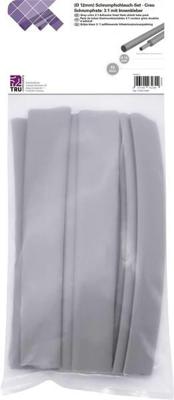 TRU COMPONENTS T1902CA040 Krimpkous assortiment Grijs 12 mm 4 mm Krimpverhouding:3:1 15 stuk(s)