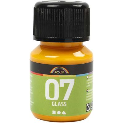 Creativ Company permanente glasverf geel, 30ml Creativ Company permanente glasverf geel, 30ml