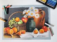 Mungyo Gallery oliepastel premium, l: 7 cm, dikte 11 mm, roodbruin (237), 6 stuk/ 1 doos - thumbnail