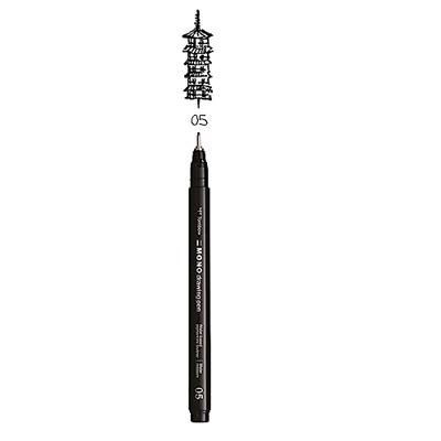 Tombow • fineliner mono drawing pen, line width 05 (approx. 0.45 mm), black