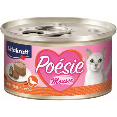 VITAKRAFT Poésie Mousse Duck - nat kattenvoer - 85g