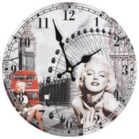 Wandklok vintage stijl Marilyn Monroe 30 cm - thumbnail