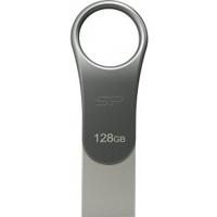 USB stick Silicon Power Mobile C80 Grijs Titanium 128 GB - thumbnail
