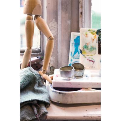 Talens palet hout ovaal 16x25cm