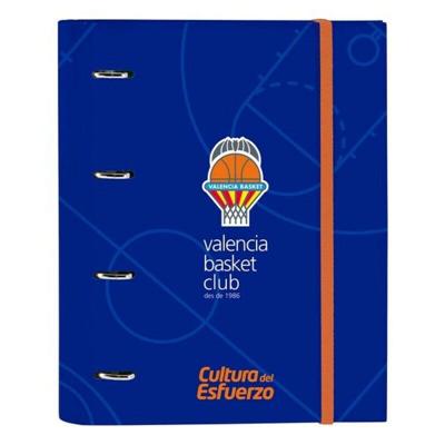 Ringmap Valencia Basket M666 Blauw Oranje (27 x 32 x 3.5 cm)
