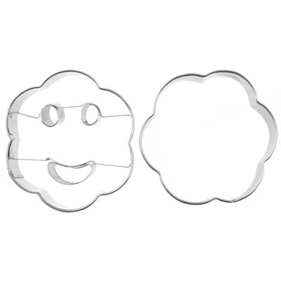 Fackelmann Zenker uitsteekvormen smiley 8 stuks