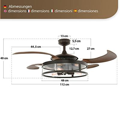 Beacon Klassieke plafondventilatorFanway Classic Ø 122cm - 212925 - thumbnail