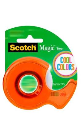 Scotch Plakbandhouder CC + 1 rol Scotch Magic Tape 19 mm x 19 m - 24 stuks Scotch Plakbandhouder CC + 1 rol Scotch Magic Tape 19 mm x 19 m - 24 stuks