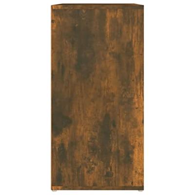 VidaXL Schoenenkast 60x35x70 cm bewerkt hout gerookt eikenkleurig