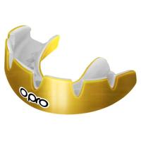 Opro 790001 Instant Custom Dentist Fit Mouthguard Braces - Gold-White - SR - thumbnail