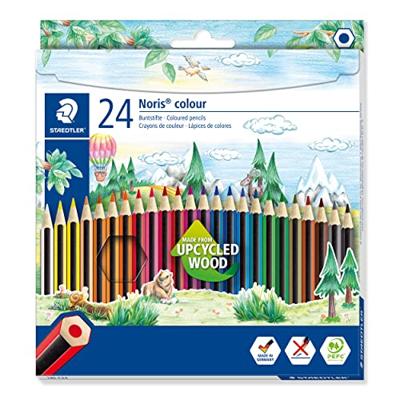 Staedler kleurpotloden Noris Colour, ophangdoos met 24 stuks in geassorteerde kleuren Staedler kleurpotloden Noris Colour, ophangdoos met 24 stuks in geassorteerde kleuren