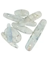 Edelsteen Losse Kralen Blauwe Kyaniet Staafjes - 8 stuks (20 mm) - thumbnail