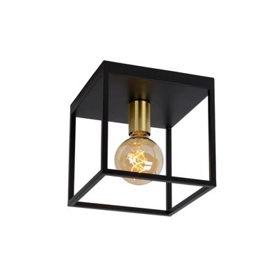 Lucide RUBEN - Plafonnière - 1xE27 - Zwart