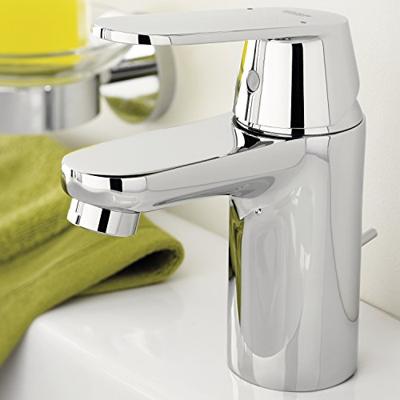 GROHE Eurosmart Cosmopolitan waterbesparende wastafelkraan met waste chroom 2337700e - thumbnail