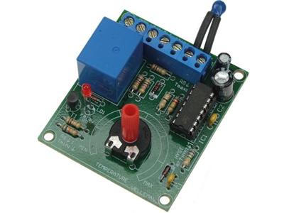 Whadda Soldeerkit, DIY, thermostat voor algemeen gebruik, uitgangsrelais met LED, NTC temperatuurssensor