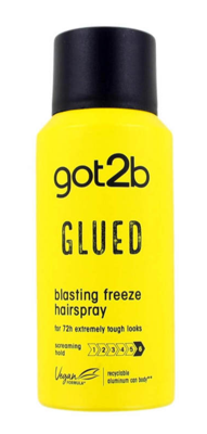 Glued blasting freeze hairspray mini