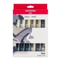 Amsterdam Set 12 x 20 ml - Grijs - thumbnail
