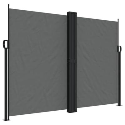 Windscherm uittrekbaar 180x600 cm antracietkleurig Windscherm uittrekbaar 180x600 cm antracietkleurig