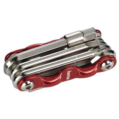 Hama Inklapbaar Mini-gereedschap Voor De Fiets 9-delig Hama Inklapbaar Mini-gereedschap Voor De Fiets 9-delig