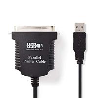 Parallelkabel - USB-A Male - Centronics 36-Pins Male - Vernikkeld - 2.00 m - Rond - PVC - Envelop - thumbnail