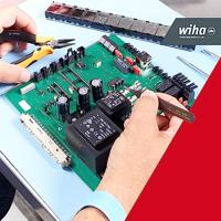 Wiha 32349 Pincetset 4-delig Spits, Plat-breed, Afgerond - thumbnail