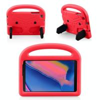 Schokbestendig EVA bumper case met handvat & houder voor Galaxy tab A 8 (2019) P200/P205 (rood) - thumbnail