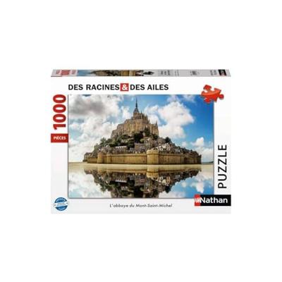 Puzzel van 1000 stukjes: Abdij van Mont Saint Michel, Roots and Wings, Nathan, vanaf 14 jaar, 41170561