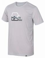 Hannah t-shirt Bite heren polyester grijs - thumbnail