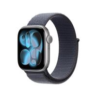 Apple Watch Band - Geweven sportbandje - 42 mm - Ankerblauw - Eén maat voor de meeste polsen - thumbnail
