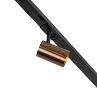 QAZQA Modern 1-fase railsysteem met 5 spots donkerbrons - Jeana - thumbnail