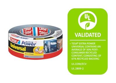 tesa UNIVERSAL 56389-00000-11 Textieltape tesa extra Power Zilver (l x b) 50 m x 50 mm 1 stuk(s) tesa UNIVERSAL 56389-00000-11 Textieltape tesa extra Power Zilver (l x b) 50 m x 50 mm 1 stuk(s)