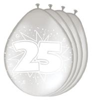 Ballonnen zilver 25 jaar - thumbnail