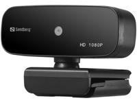 Sandberg 134-14 webcam 2 MP 1920 x 1080 Pixels USB 2.0 Zwart - thumbnail