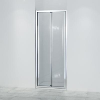 Marenza Fold Vouwdeur - 80x190cm - 6mm veiligheidsglas - alu profiel - anti kalk - chroom SW8415