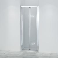 Marenza Fold Vouwdeur - 80x190cm - 6mm veiligheidsglas - alu profiel - anti kalk - chroom SW8415 - thumbnail