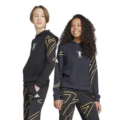 adidas Jude Bellingham Hoodie Kids Zwart Geel Wit adidas Jude Bellingham Hoodie Kids Zwart Geel Wit