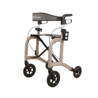 Rollator Neptune lichtgewicht (7,1 kg) | Incl. Fleshouder, Stokhouder, Rugband en tas | Mat-zwart | PR30265-BK | Able2 - thumbnail