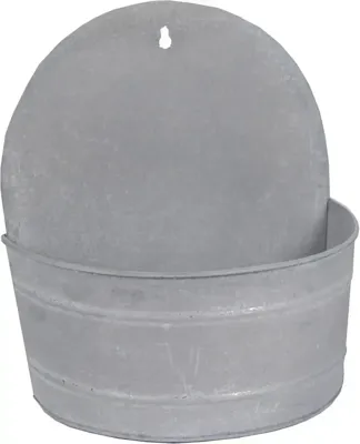Muurhanger oud zink l22b14h24cm