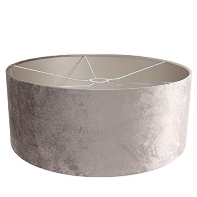 Steinhauer Vloerlamp Sparkled light 8128 zwart kap zilveren velours