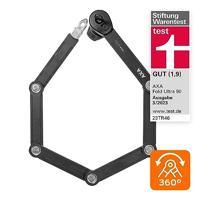 AXA Fold Ultra 90 Vouwslot - Zwart - thumbnail