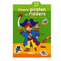 Standaard Uitgeverij Plakken en kleuren - stoere piraten en ridders, 4-6 jaar - thumbnail