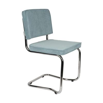 Zuiver Eetkamerstoel 'Ridge' Rib Kink, kleur Blauw Zuiver Eetkamerstoel 'Ridge' Rib Kink, kleur Blauw