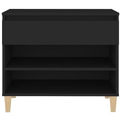 VidaXL Schoenenkast 70x36x60 cm bewerkt hout zwart