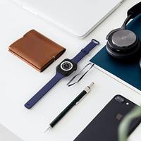 TPU Slim Fit bandje - Donkerblauw - Geschikt voor Apple Watch 44mm / 45mm / 46mm / 49mm - thumbnail