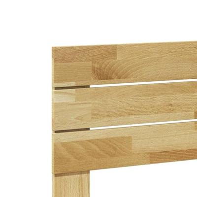 Hoofdbord 75 cm massief hout eiken