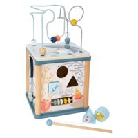 Small Foot houten activiteitenkubus en motoriekspiraal onderwaterwereld - thumbnail
